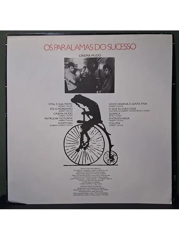 Os Paralamas Do Sucesso – Cinema Mudo