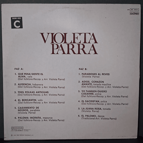 Violeta Parra – Violeta Parra