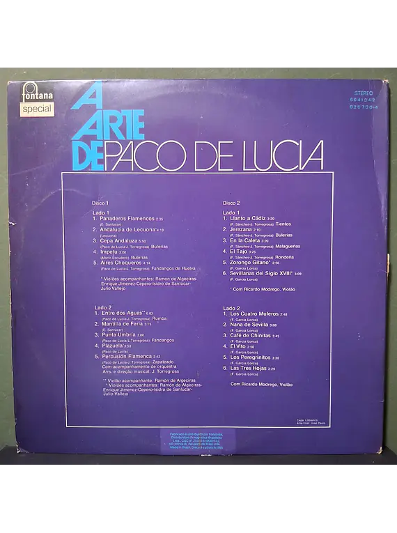 Paco De Lucía – A Arte De Paco De Lucia