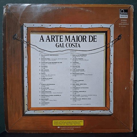 Gal Costa – A Arte Maior De Gal Costa
