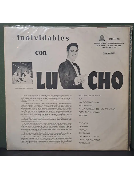 Lucho Gatica – Inolvidables Con Lucho