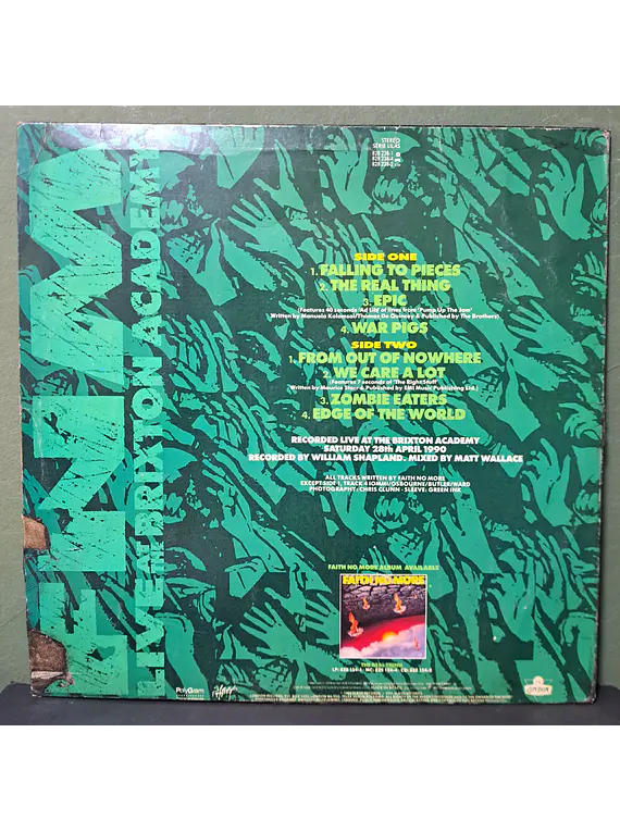 Faith No More – Live At The Brixton Academy