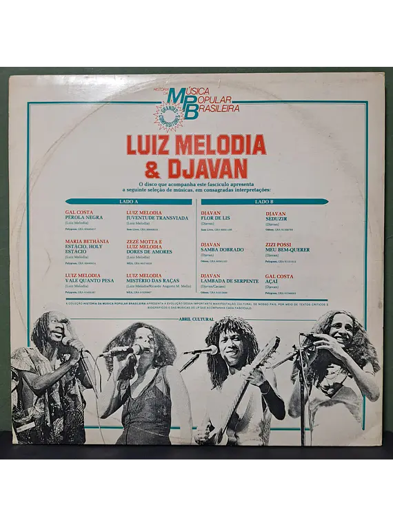 Luiz Melodia & Djavan– História Da Música Popular Brasileira