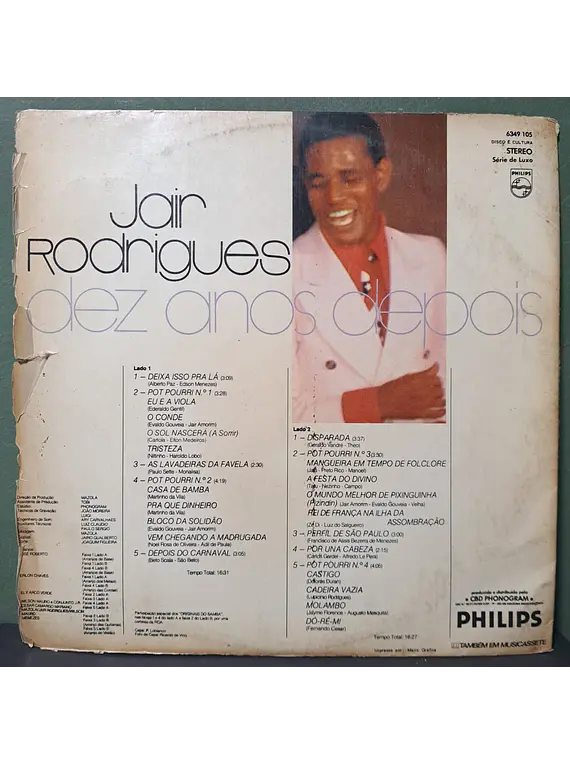 Jair Rodrigues – 10 Anos Depois