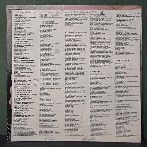 Lionel Richie – Can't Slow Down