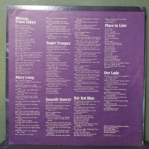 Deep Purple – Who Do We Think We Are (Ed. Japón)