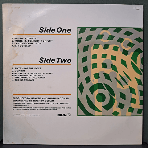 Genesis – Invisible Touch