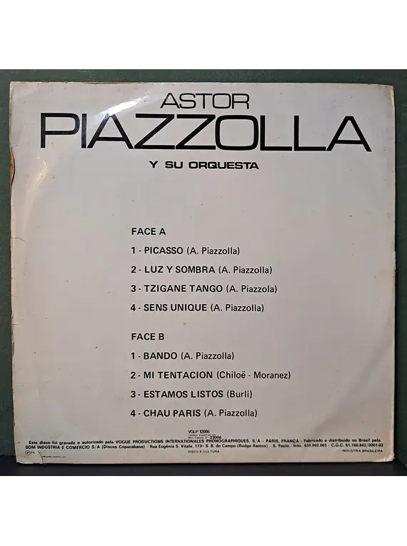Astor Piazzolla Y Su Orquesta – Tangos