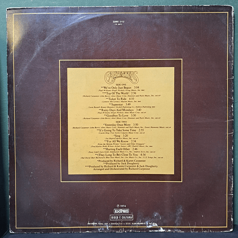 Carpenters – The Singles 1969-1973