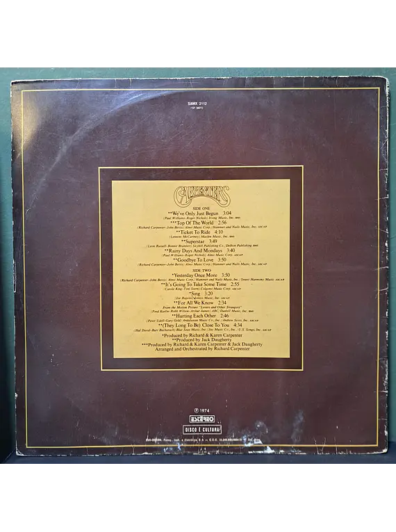 Carpenters – The Singles 1969-1973