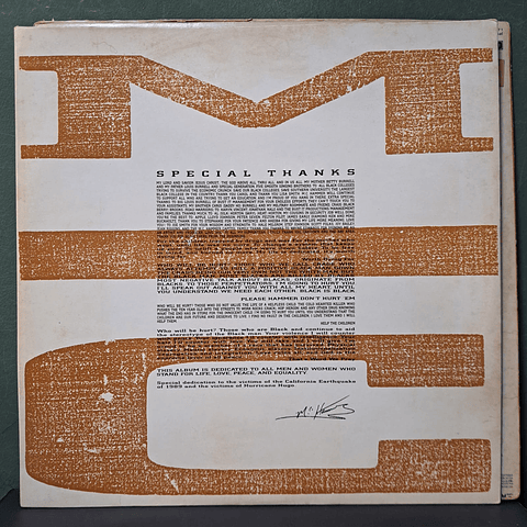 M.C. Hammer – Please Hammer Don't Hurt 'Em