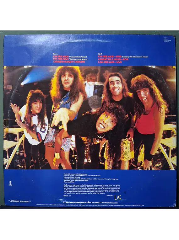 Anthrax – I'm The Man (12