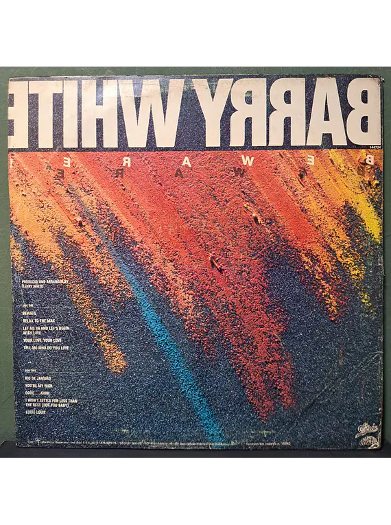 Barry White – Beware!