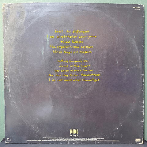 Sinéad O'Connor – I Do Not Want What I Haven't Got