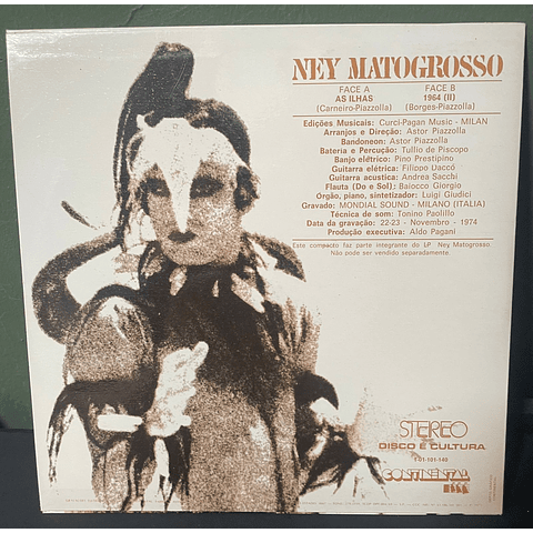 Ney Matogrosso – Água Do Céu Pássaro