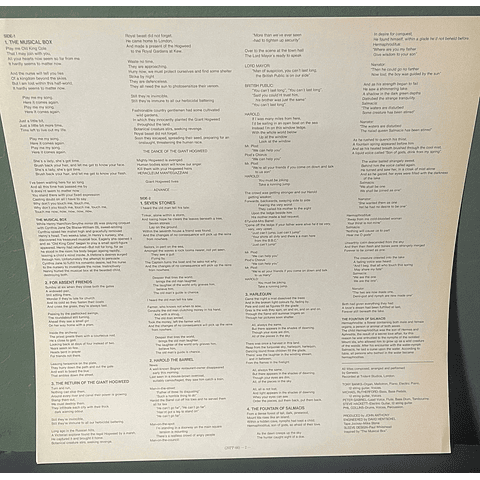 Genesis – Nursery Cryme Ed. Japón)