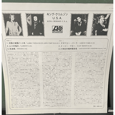 King Crimson  – USA (Ed. Japón)