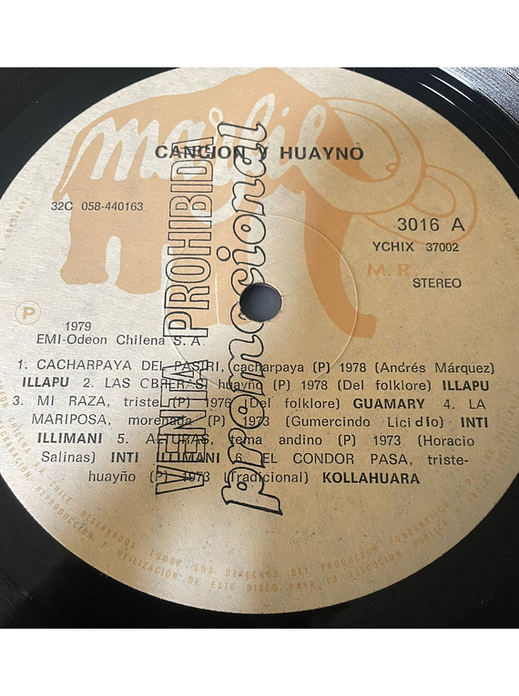 Illapu / Inti Illimani / Kollahuara* / Guamary – Canción Y Huayno