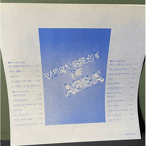 ABBA – Very Best Of ABBA(Ed. Japón)