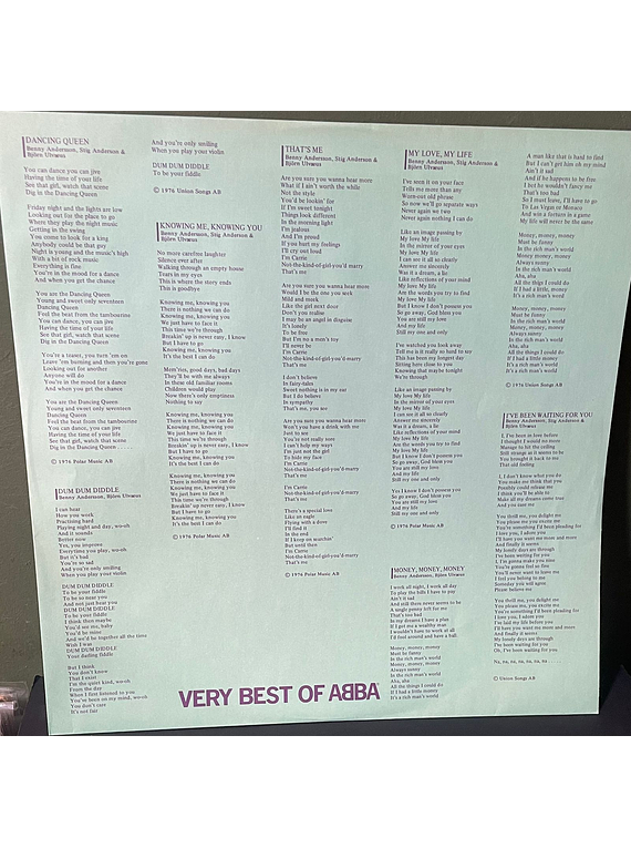 ABBA – Very Best Of ABBA(Ed. Japón)