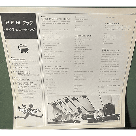 P.F.M.* – Cook (Ed. Japón)