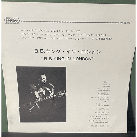 B.B. King – B.B. King In London ed japon 