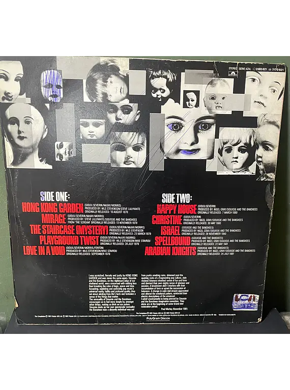 Siouxsie And The Banshees* – Once Upon A Time/The Singles