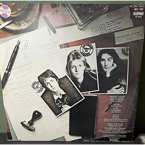 Paul McCartney & Wings* – Band On The Run