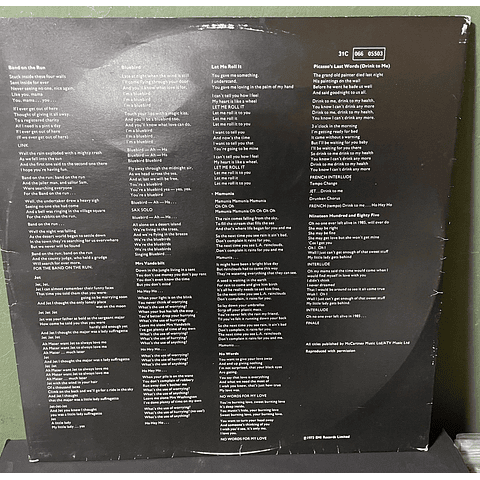 Paul McCartney & Wings* – Band On The Run