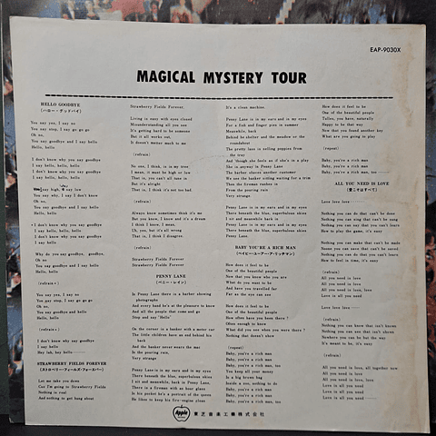 Beatles, The – Magical Mystery Tour (Ed. Japón)