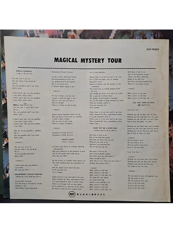 Beatles, The – Magical Mystery Tour (Ed. Japón)