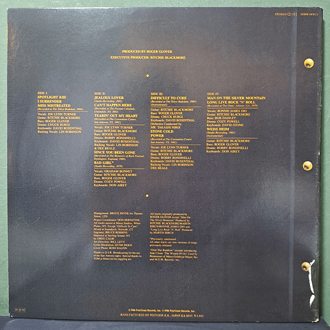 Rainbow – Finyl Vinyl (Ed. Japón)