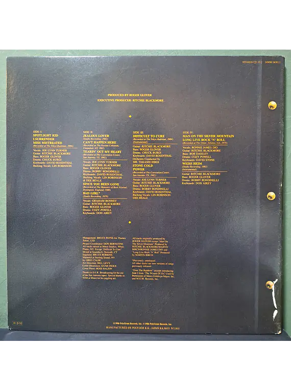 Rainbow – Finyl Vinyl (Ed. Japón)