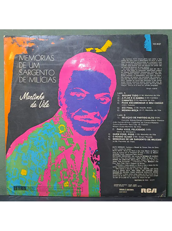 Martinho Da Vila – Memórias De Um Sargento De Milícias