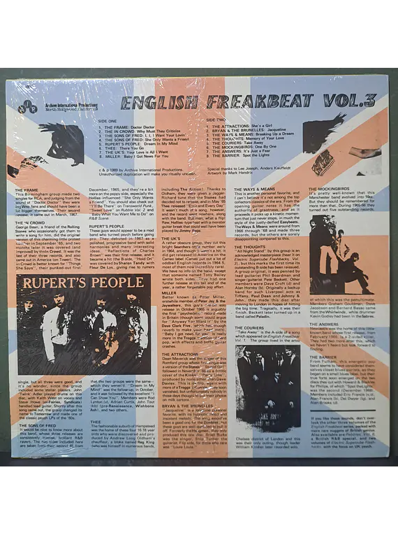 Various – English Freakbeat Vol:3 