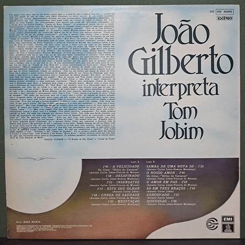 João Gilberto Interpreta Tom Jobim