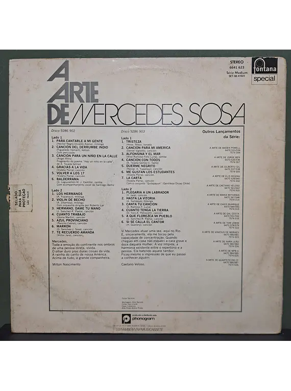 Mercedes Sosa – A Arte De Mercedes Sosa