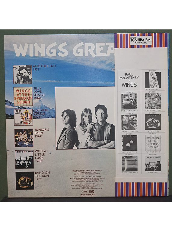 Wings  – Wings Greatest (Ed. Japón)