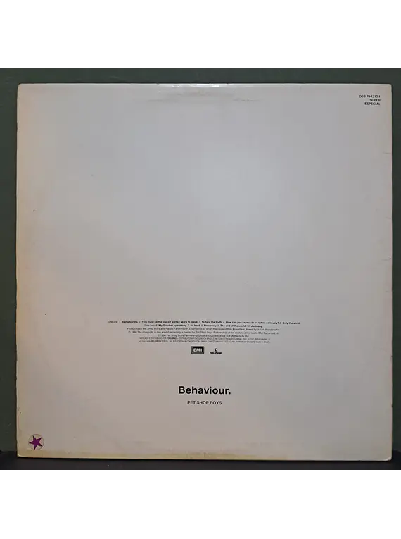 Pet Shop Boys – Behaviour