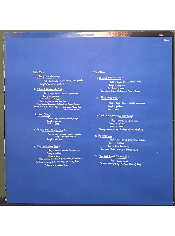 Phil Collins – Hello, I Must Be Going!