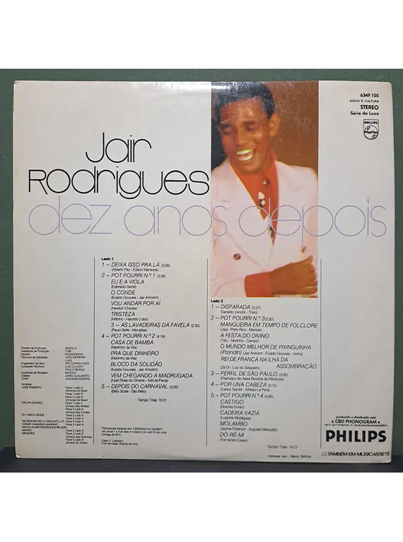 Jair Rodrigues – 10 Anos Depois