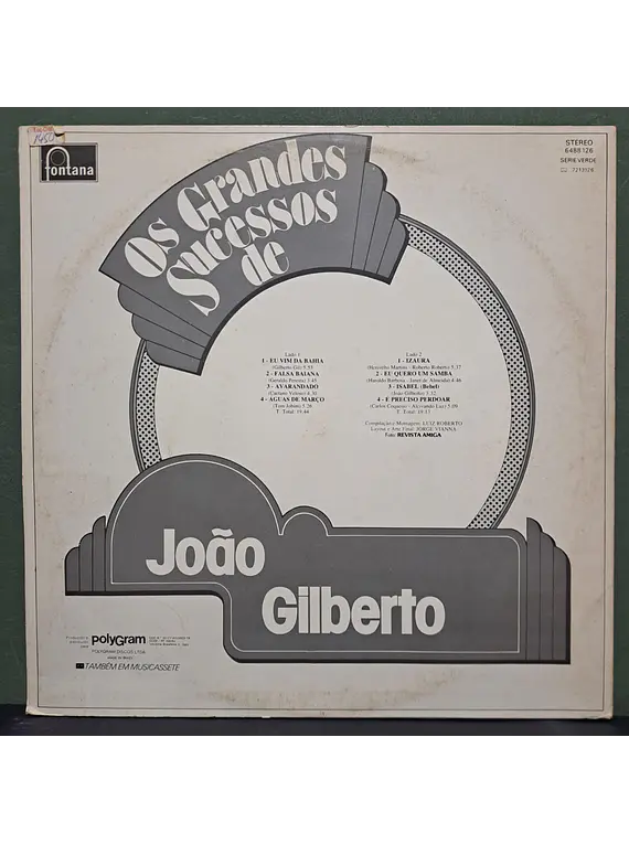 João Gilberto – Os Grandes Sucessos De João Gilberto