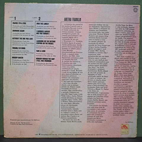 Aretha Franklin – Aretha Sings The Blues