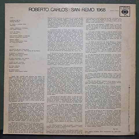 Roberto Carlos – San Remo 1968