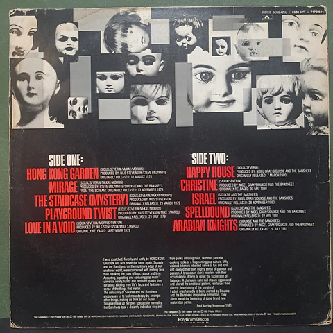 Siouxsie And The Banshees – Once Upon A Time/The Singles