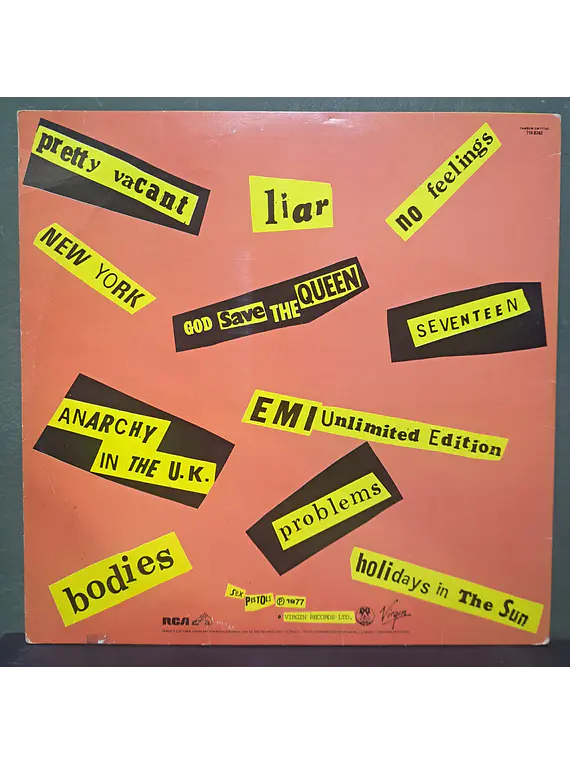 Sex Pistols – Never Mind The Bollocks Here's The Sex Pistols