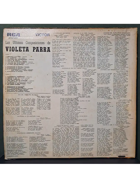 Violeta Parra – Las Ultimas Composiciones De Violeta Parra