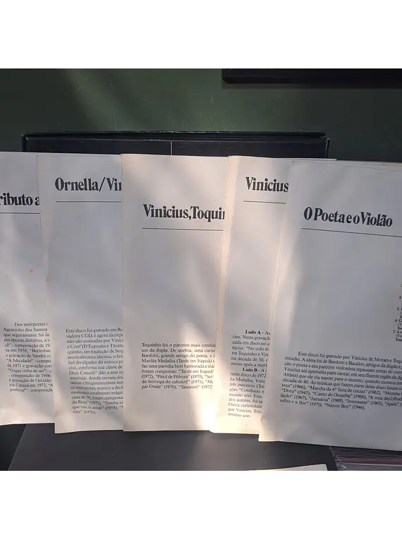 Vinicius De Moraes – 10 Anos Sem Vinicius (Box 4 LPs)