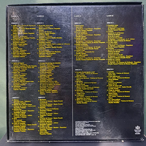 Vinicius De Moraes – 10 Anos Sem Vinicius (Box 4 LPs)