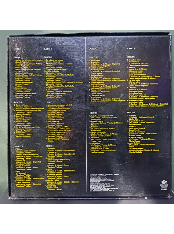 Vinicius De Moraes – 10 Anos Sem Vinicius (Box 4 LPs)